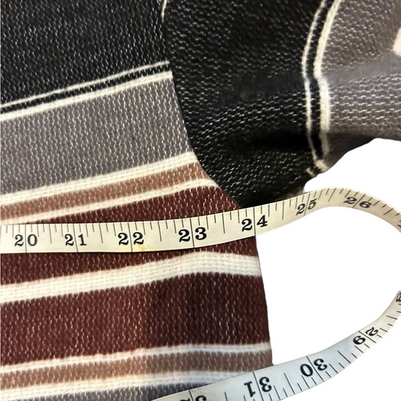 Wonderly Striped Open Front Cardigan jacket size medium NWT - Picture 6 of 8
